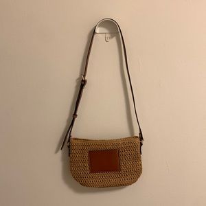 ASOS Loewe pochette inspired straw, rattan, raffia, basket crossbody bag